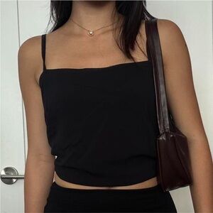 Leith Elegant Black Camisole